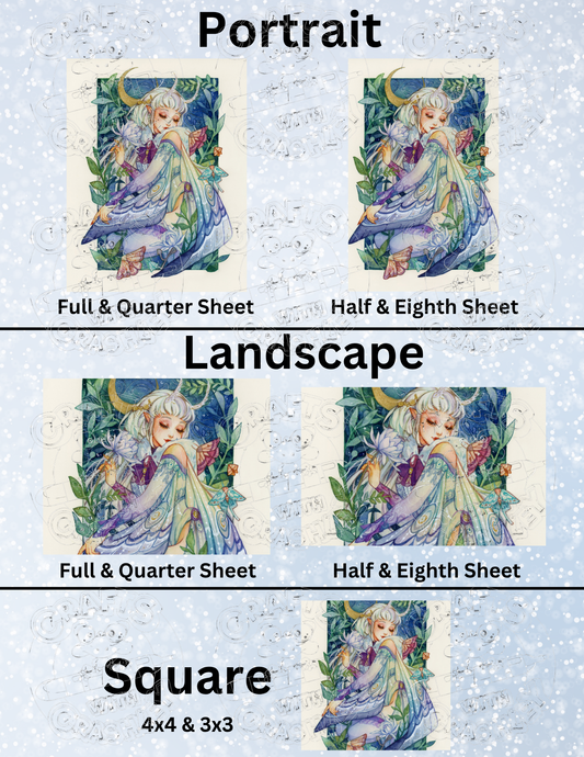 "Night Melody" by ©Margaret Morales Premium Decorative Release Papers for Diamond Painting