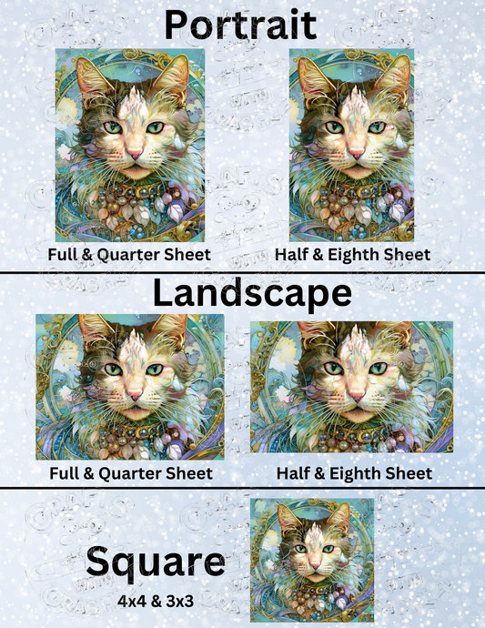 "Heavenly Gems" by ©T.S. Larking Premium Decorative Release Papers for Diamond Painting