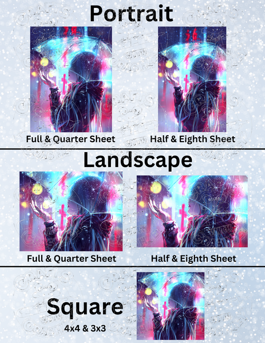 "Transparent" by ©Yuumei Premium Decorative Release Papers for Diamond Painting