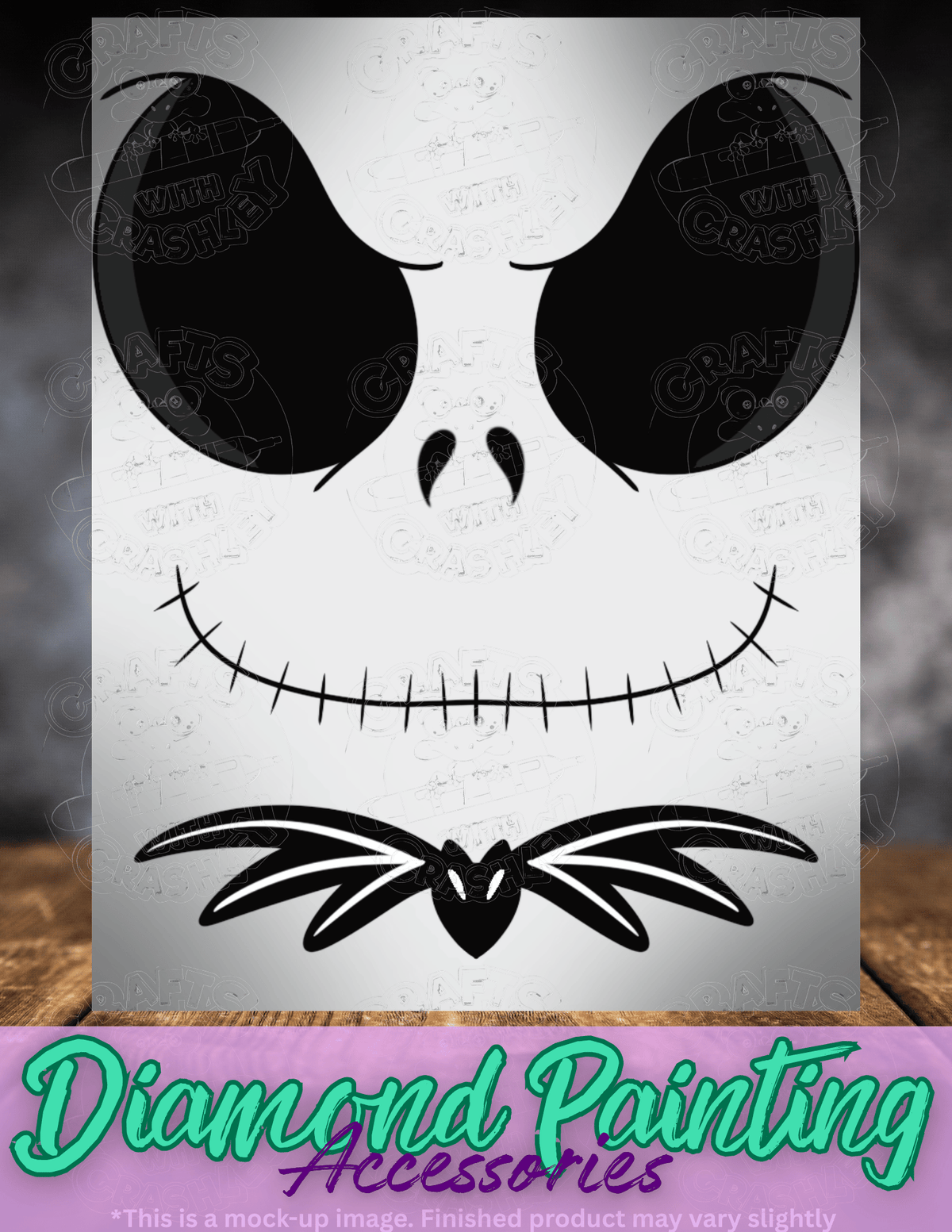 "Skeleton Mask" by ©Mrs Coffee Premium Accessories for Diamond Painting