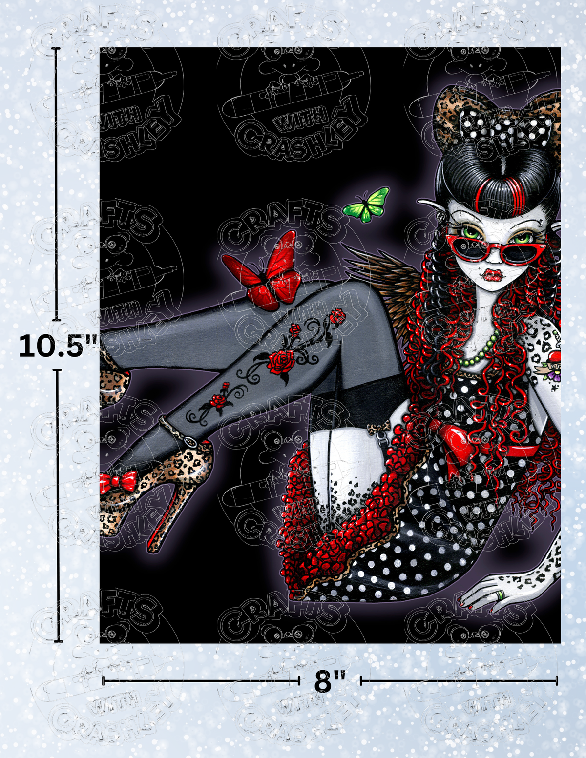 "Toni" by ©Myka Jelina Premium Decorative Release Papers for Diamond Painting