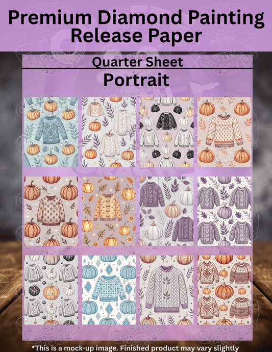 Sweater Weather Combo Pack Premium Release Paper for Diamond Painting