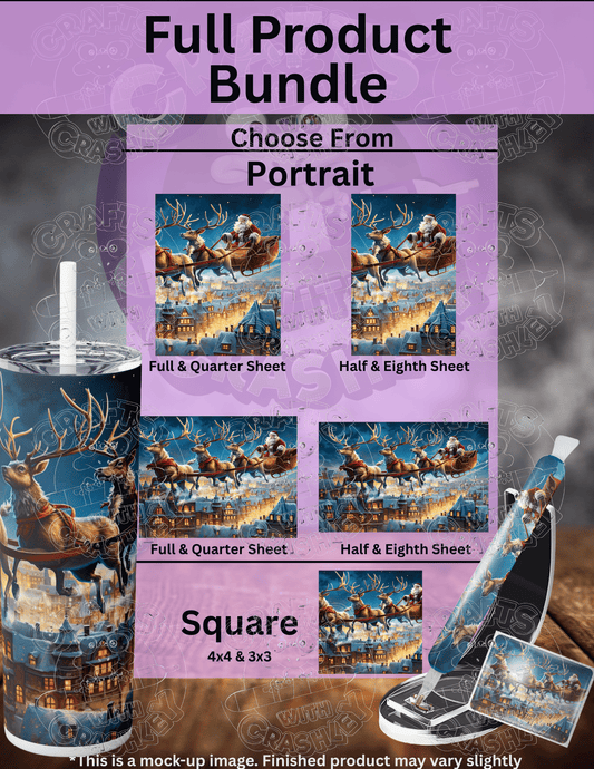 "Santa's Sleigh" by ©Auclair Studio Premium Accessories for Diamond Painting