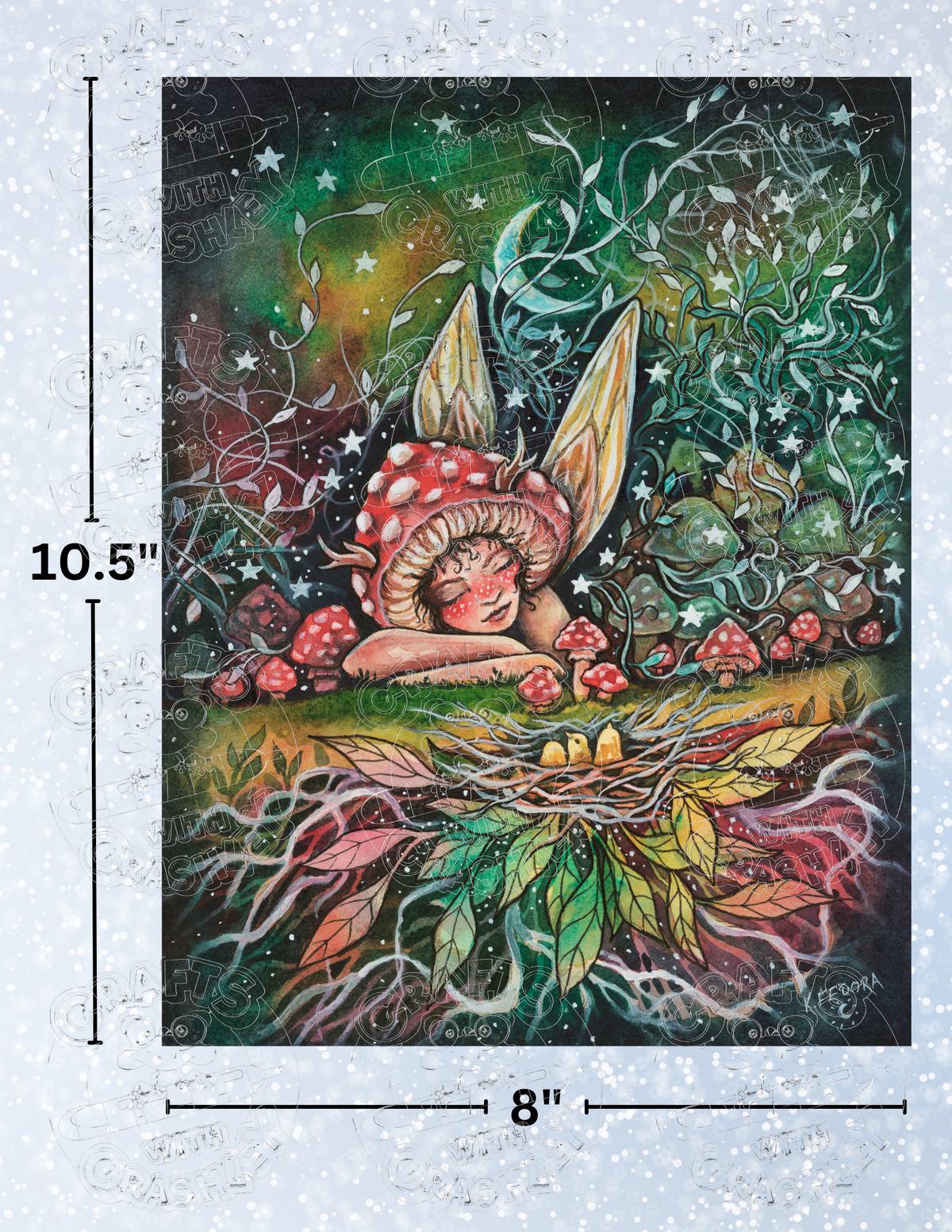 "Beautiful Little Life" by ©Kat Fedora Premium Decorative Release Papers for Diamond Painting