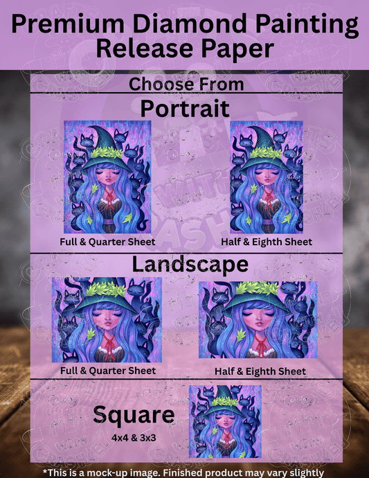 "The Witch's Black Cats" by ©Jeremiah Ketner Premium Accessories for Diamond Painting