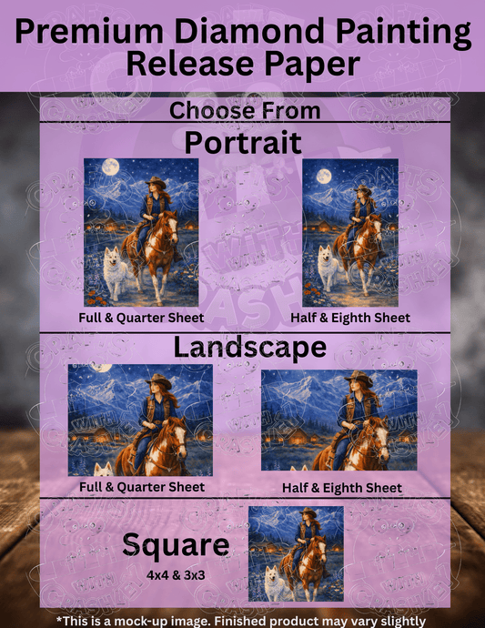 "Montana Moonlight" by ©RedNiN Gallery Premium Accessories for Diamond Painting