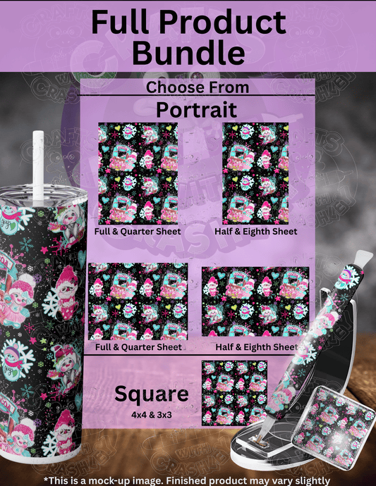 "Colorful Snowman Pattern" by ©Sheena Pike Premium Accessories for Diamond Painting