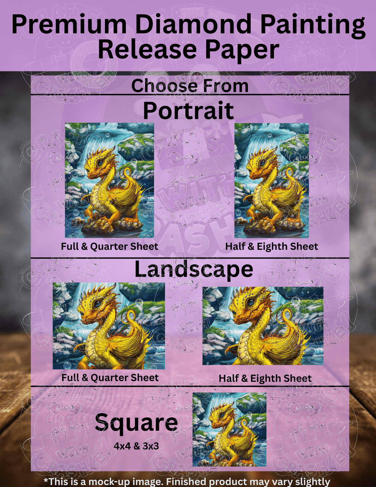 "Rubber Ducky Dragon" by ©Stanley Morrison Premium Accessories for Diamond Painting