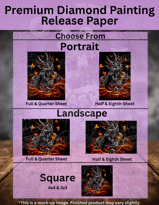 "Descendant of the Volcano" by ©Sarah Richter Premium Accessories for Diamond Painting