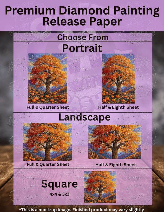 "Autumn's Majestic Mosaic" Premium Accessories for Diamond Painting