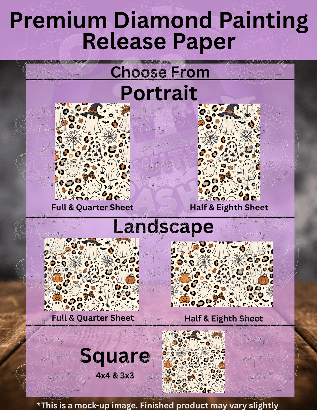 "Cute Ghosts" Premium Accessories for Diamond Painting