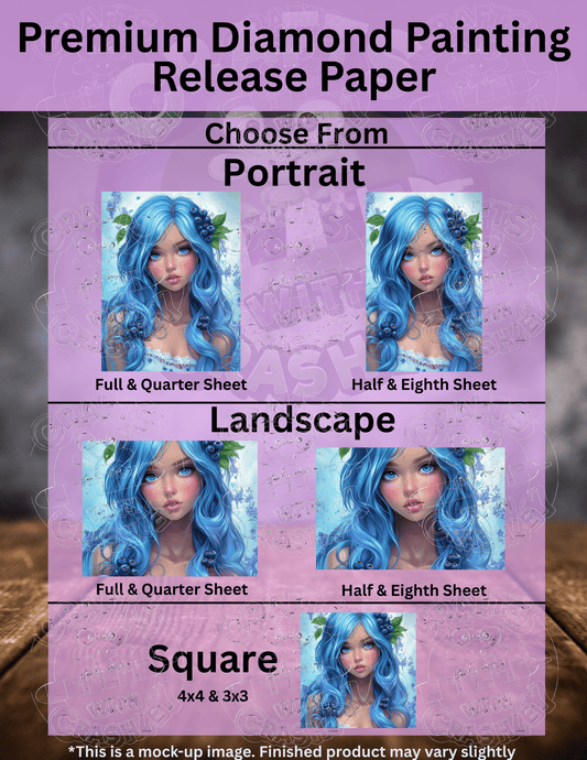 "Blueberry Kiss" by ©Cocomarshmallow Premium Accessories for Diamond Painting