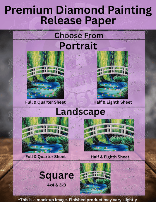 "Japanese Bridge" by ©Kaleena Kollmeier Premium Accessories for Diamond Painting