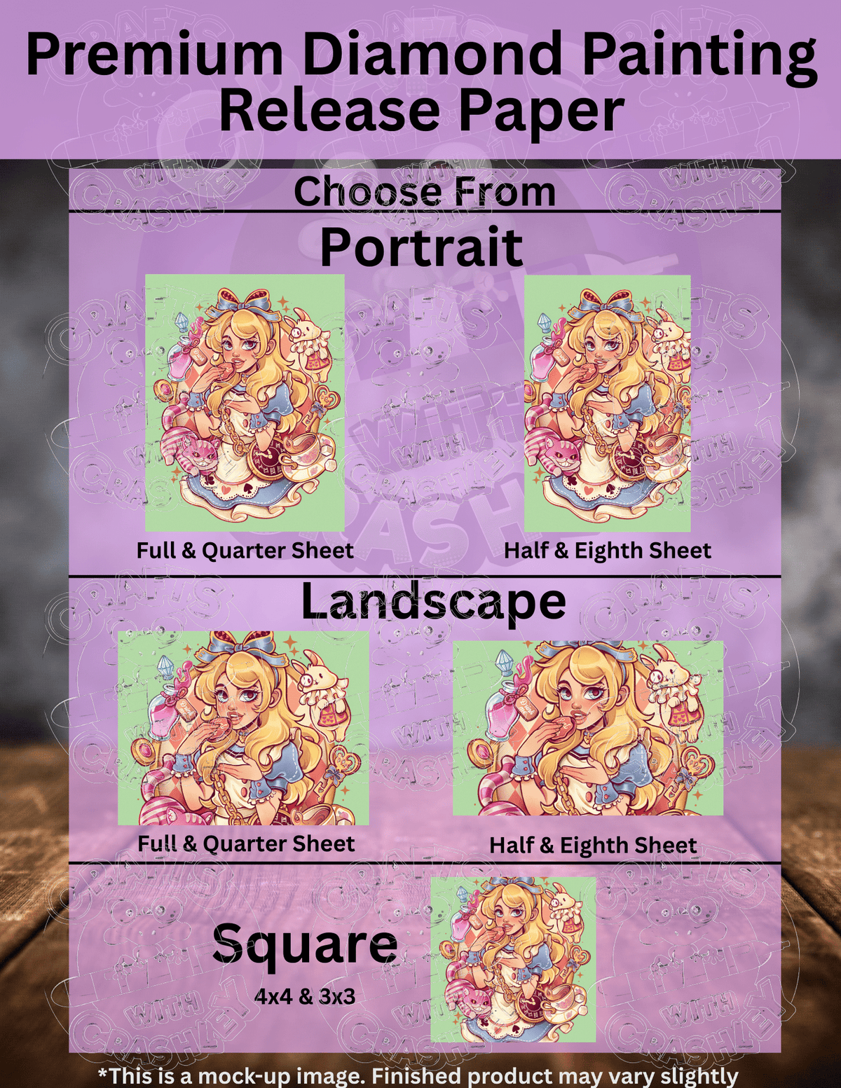 "Alice in Wonderland" by ©Mrs Butter D Premium Accessories for Diamond Painting