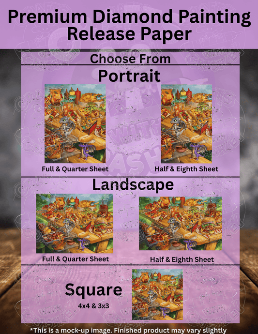 "The Grillers" by ©Christina "SixthLeafClover" Yen Premium Accessories for Diamond Painting