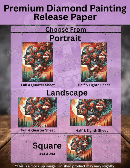 "Dreaming of Wolves" by ©Peggy Collins Premium Accessories for Diamond Painting