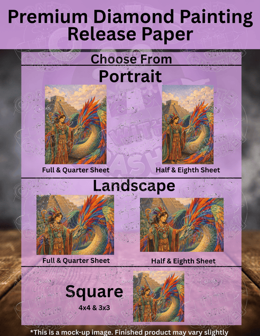 "Priestess of Quetzacoatl" by ©RedNiN Gallery Premium Accessories for Diamond Painting