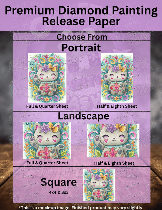 "Rococo Cat" by ©Jeremiah Ketner Premium Accessories for Diamond Painting