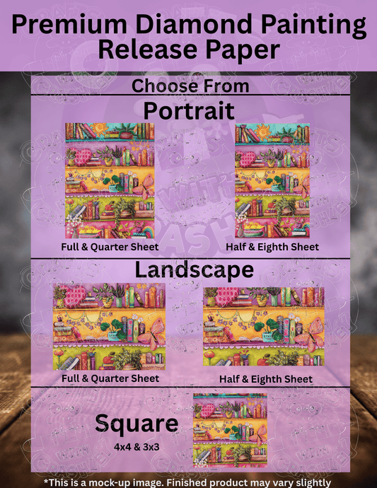 "Book Lover's Treasures" by ©Karii Creates Premium Accessories for Diamond Painting