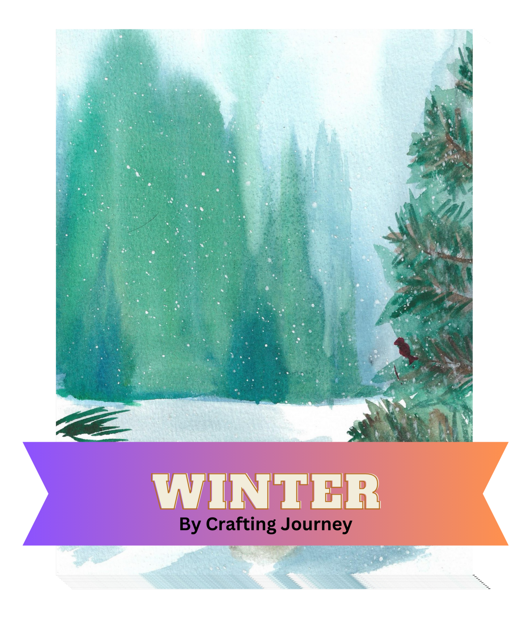 Winter by Crafting Journey Decorative Diamond Painting Release Paper –  Crafts With Crashley