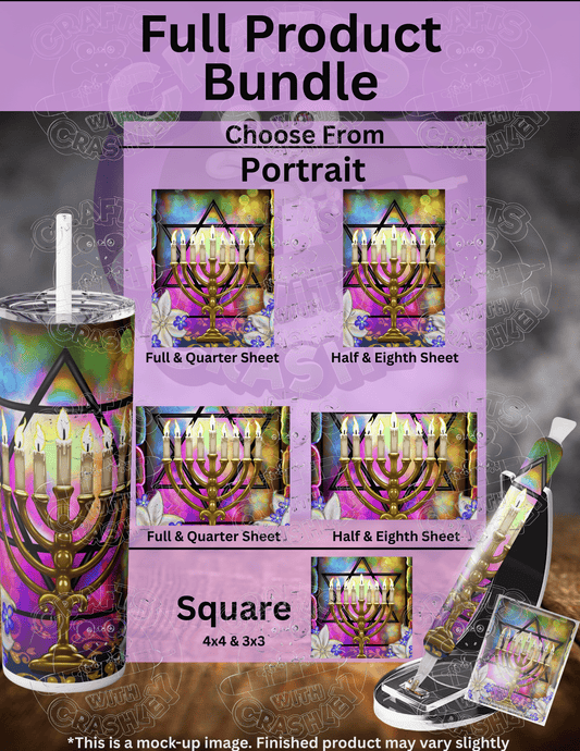 "Happy Hanukkah" by ©Emma Casey Premium Accessories for Diamond Painting