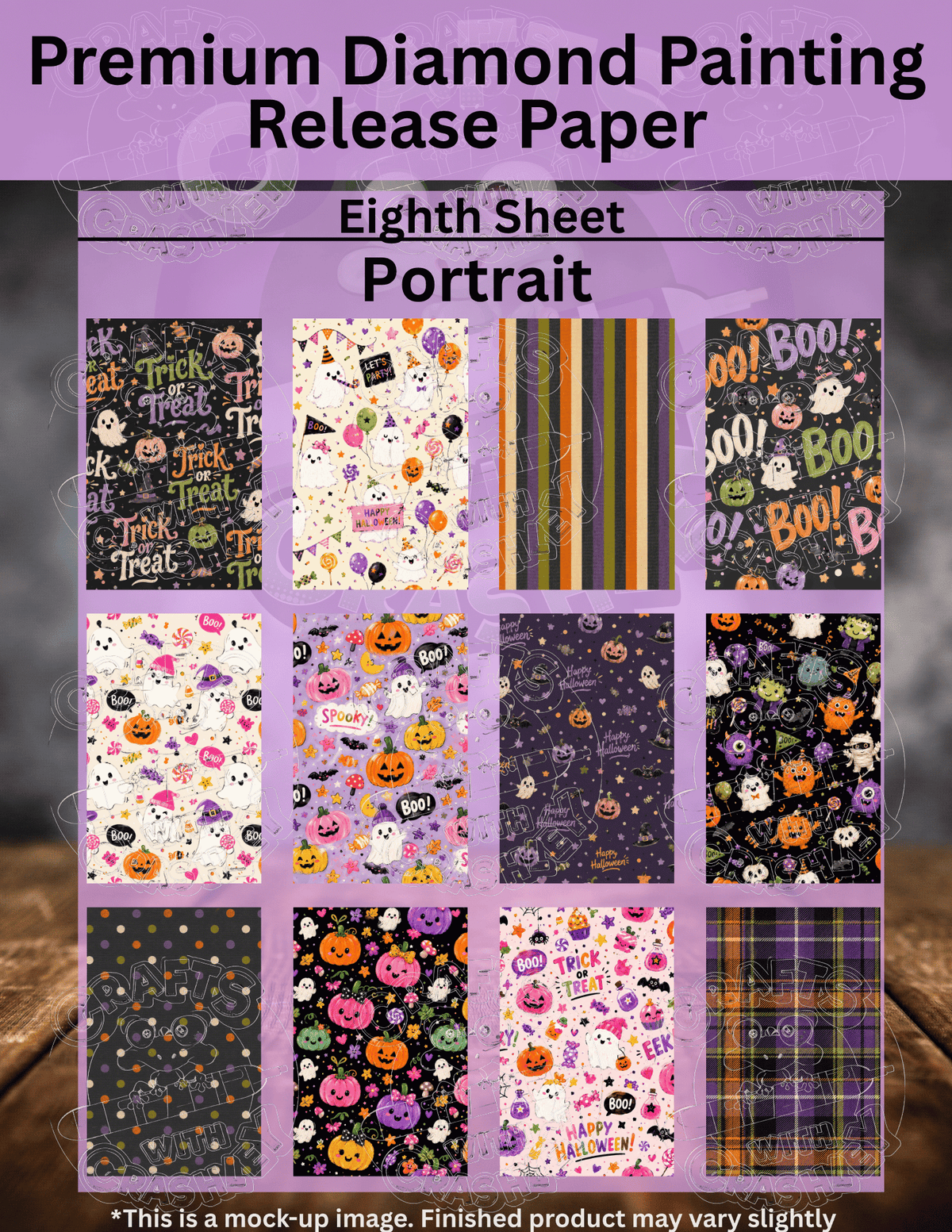 Halloween Time Combo Pack Premium Release Paper for Diamond Painting