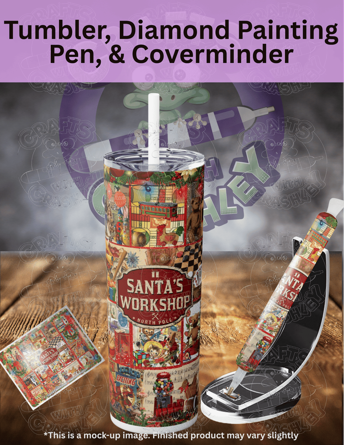 "Santa's Workshop" by ©Catriona Crehan Premium Accessories for Diamond Painting