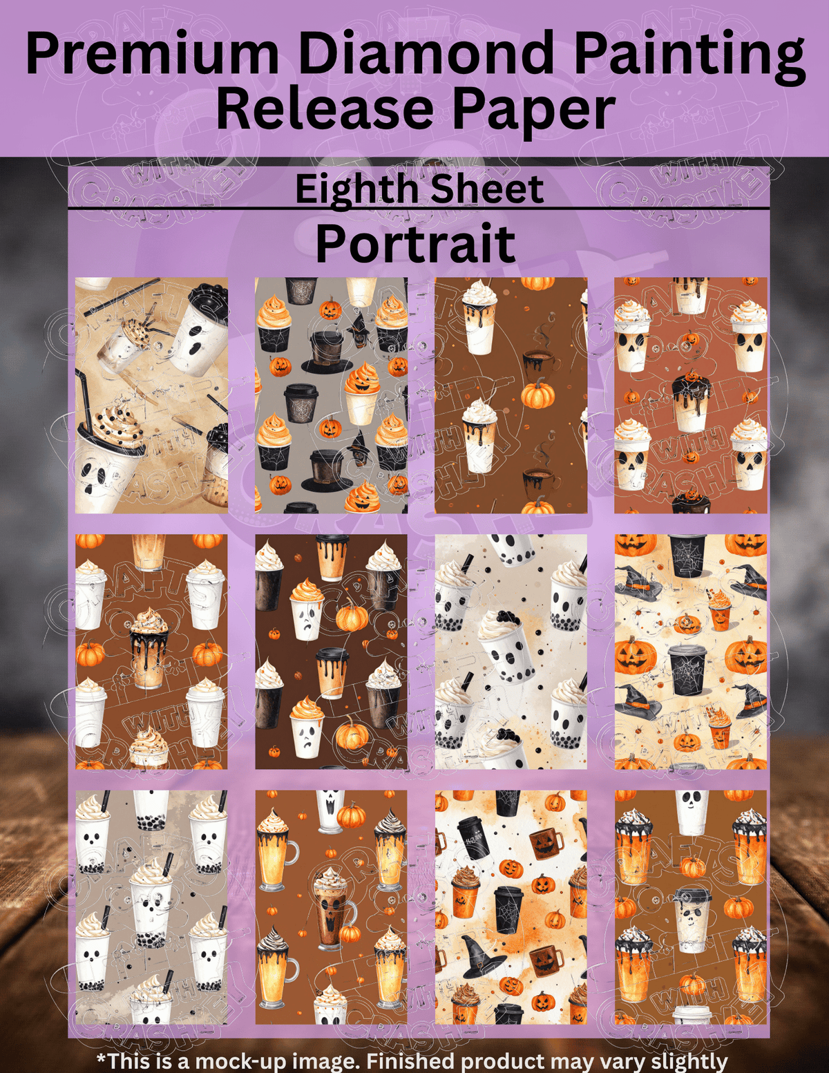 Halloween Drinks Combo Pack Premium Release Paper for Diamond Painting