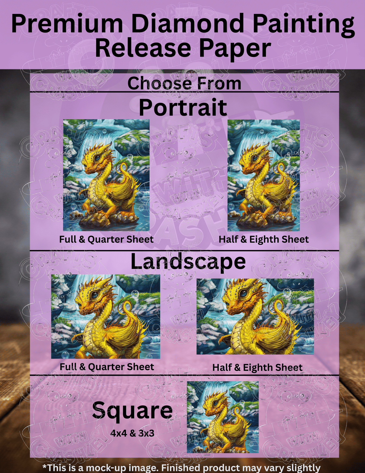 "Rubber Ducky Dragon" by ©Stanley Morrison Premium Accessories for Diamond Painting