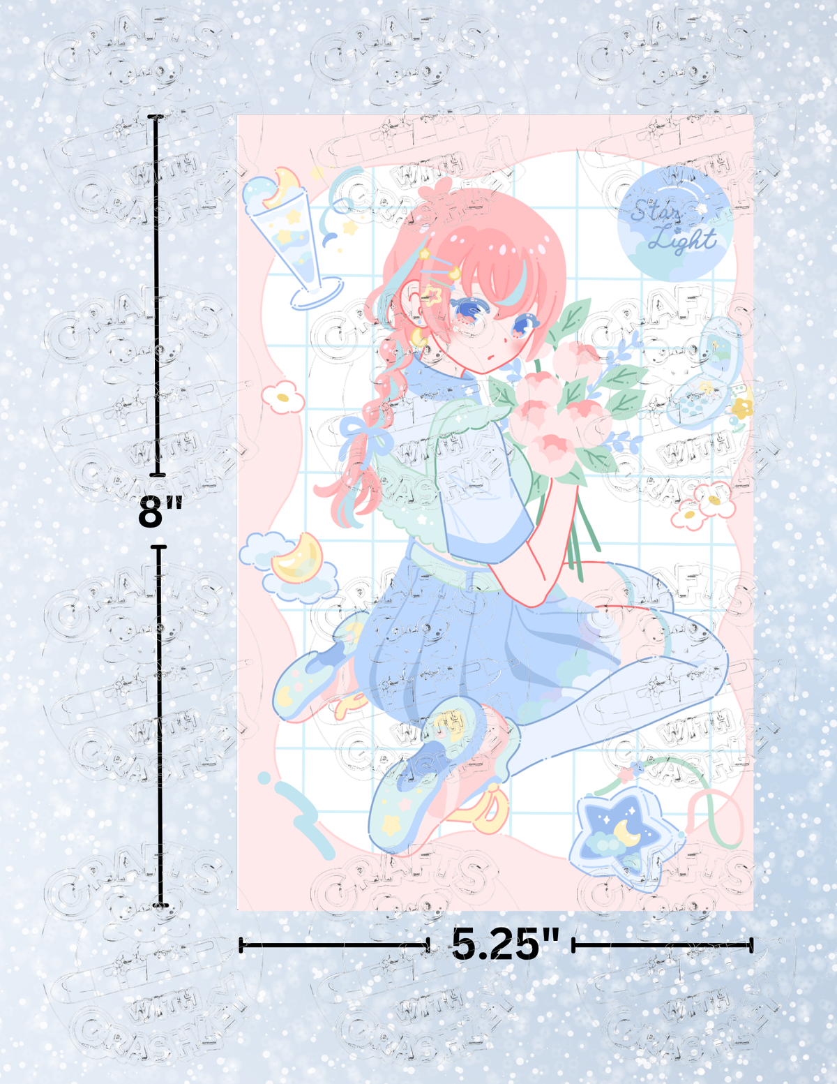 "Star Mix" by ©Hiroko Hashimoto Premium Decorative Release Papers for Diamond Painting