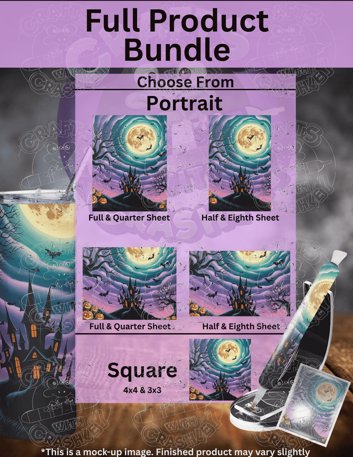 "Spooky Castle" Premium Accessories for Diamond Painting