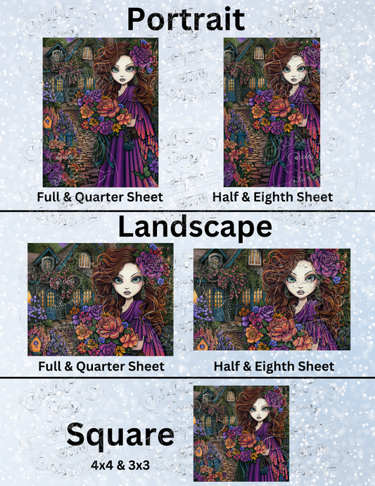 "Shaylee" by ©Myka Jelina Premium Decorative Release Papers for Diamond Painting