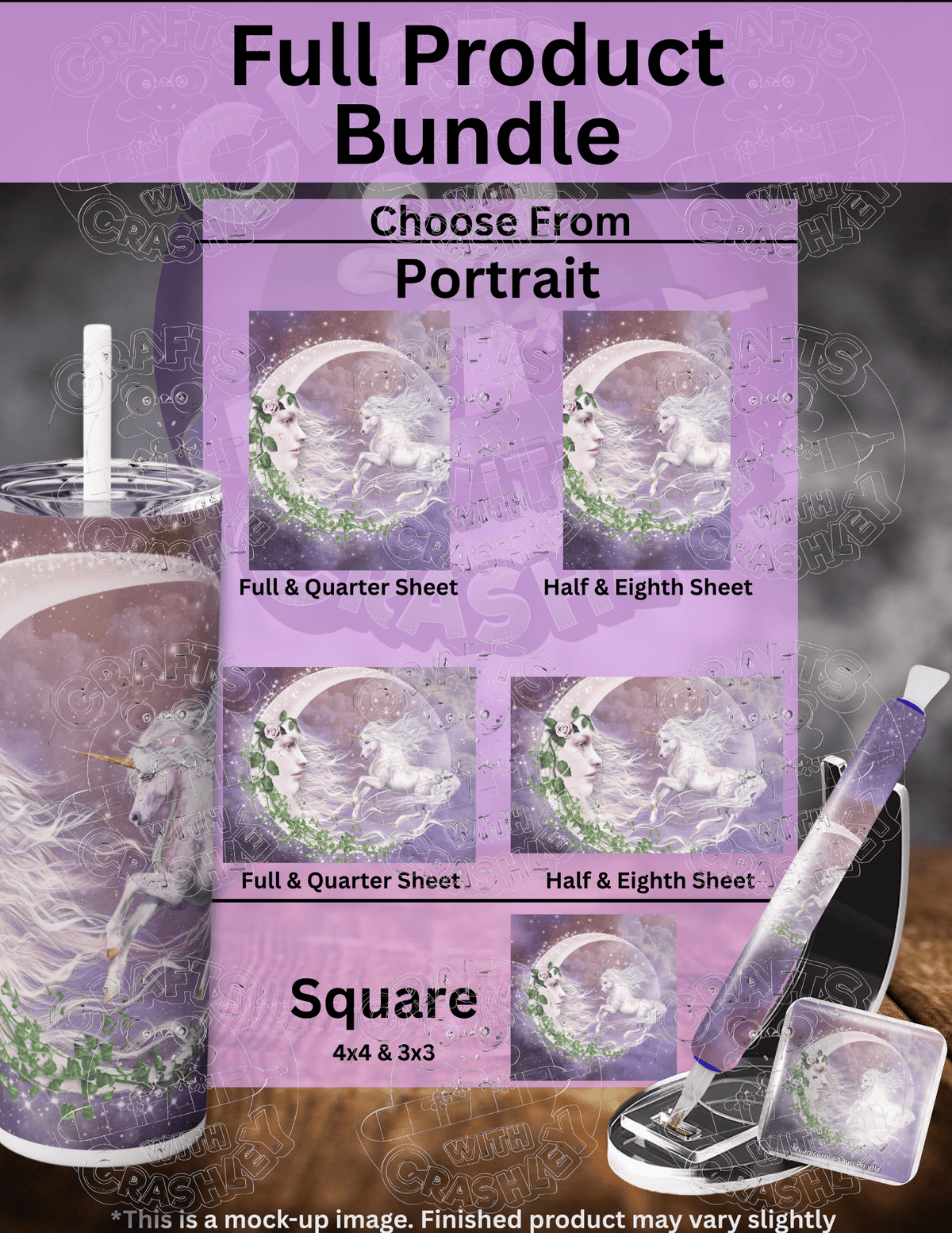 "Moonicorn" by ©Laurie Prindle Premium Accessories for Diamond Painting