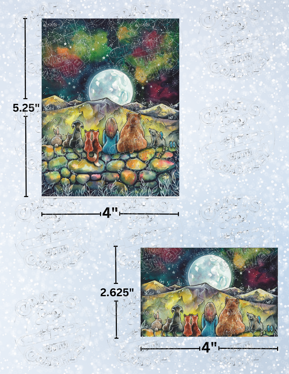 "The Evening Concerto" by ©Kat Fedora Premium Decorative Release Papers for Diamond Painting
