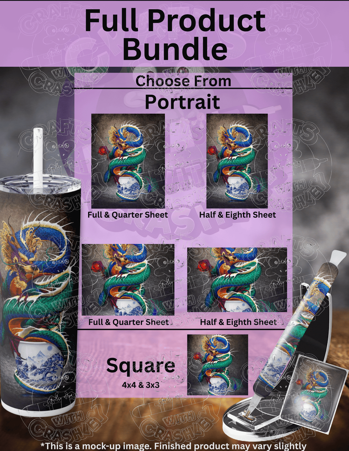 "Sake Dragon" by ©Stanley Morrison Premium Accessories for Diamond Painting
