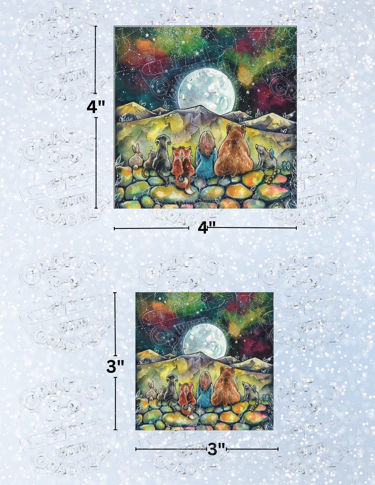 "The Evening Concerto" by ©Kat Fedora Premium Decorative Release Papers for Diamond Painting