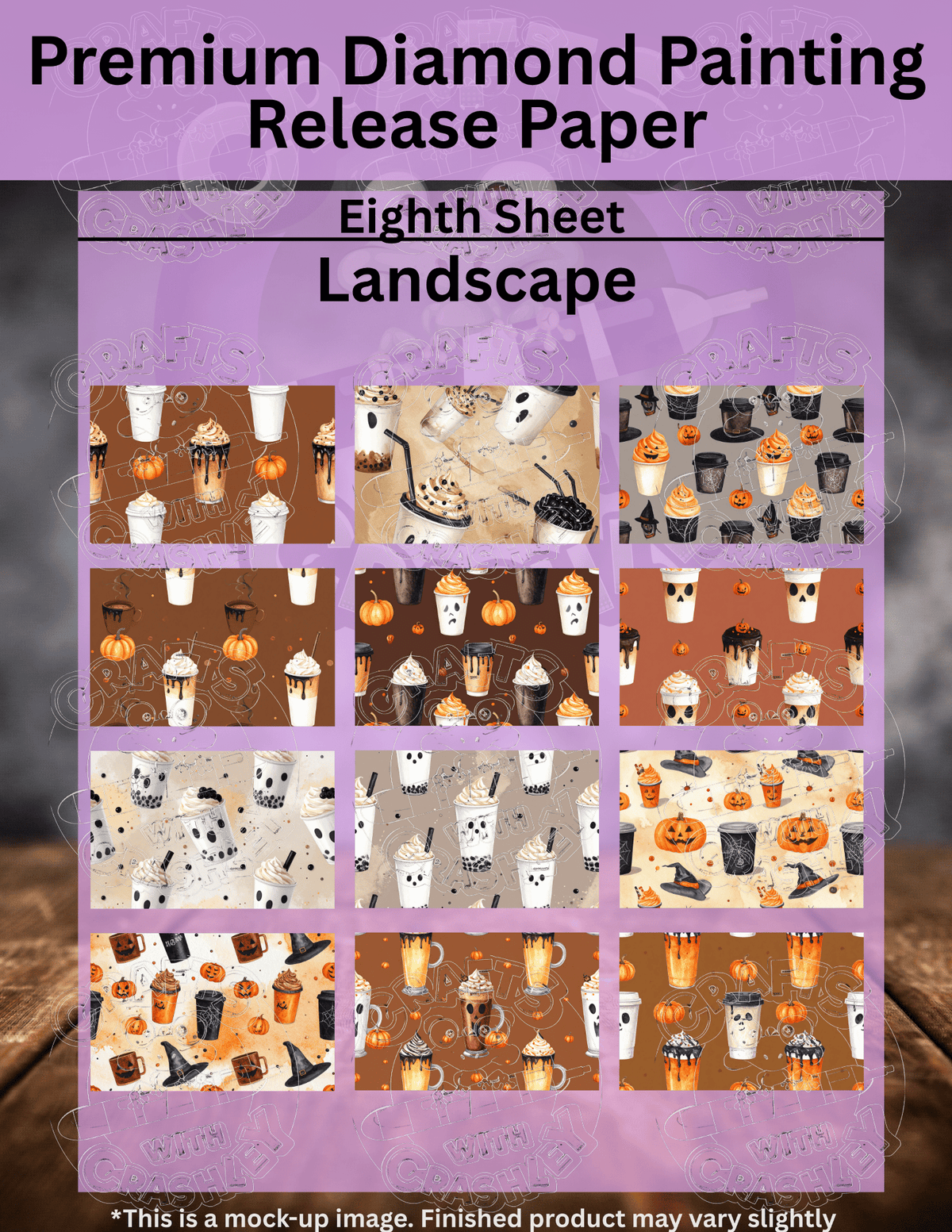 Halloween Drinks Combo Pack Premium Release Paper for Diamond Painting
