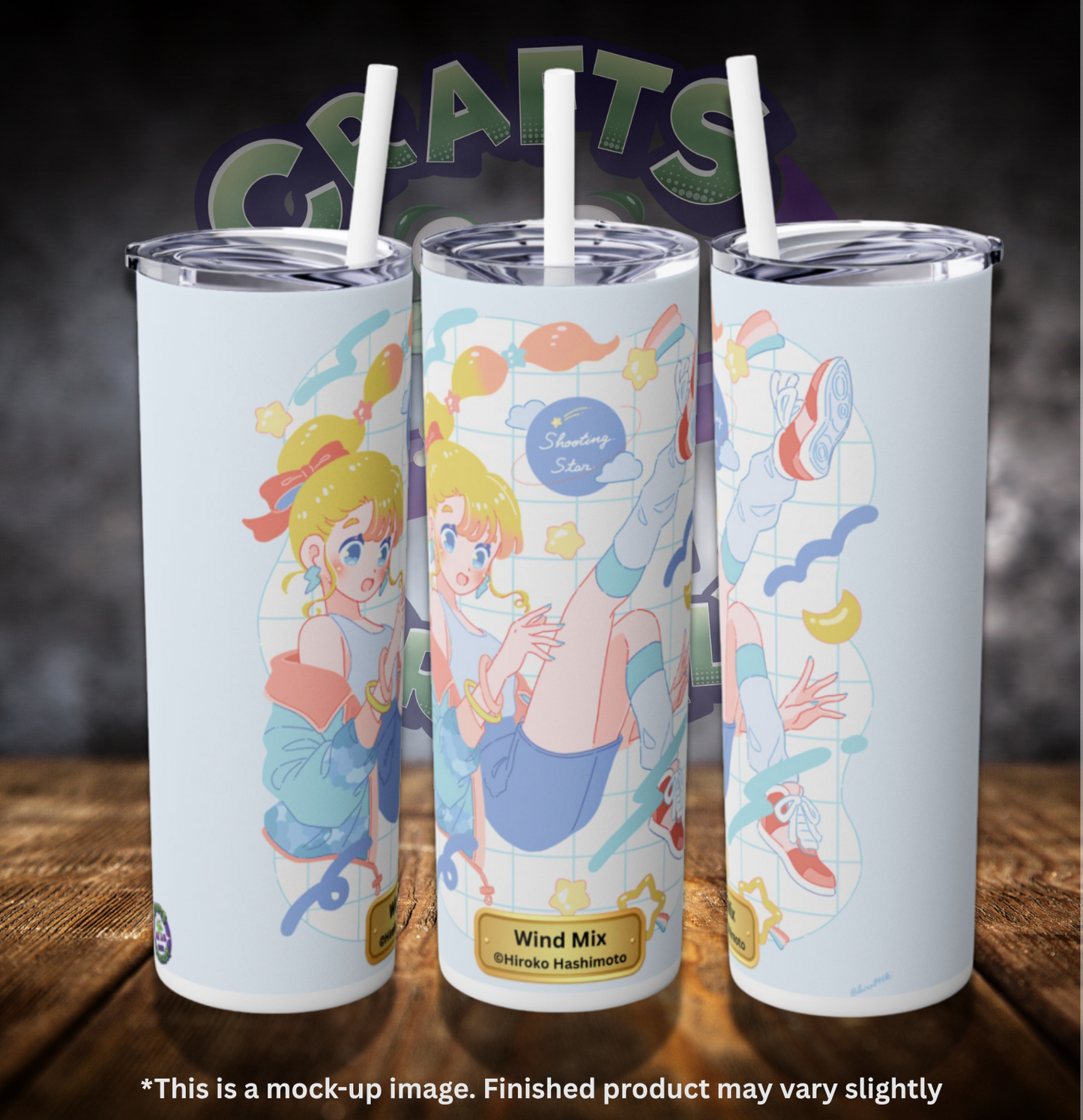 Wind Mix by ©Hiroko Hashimoto 20oz Skinny Tumbler