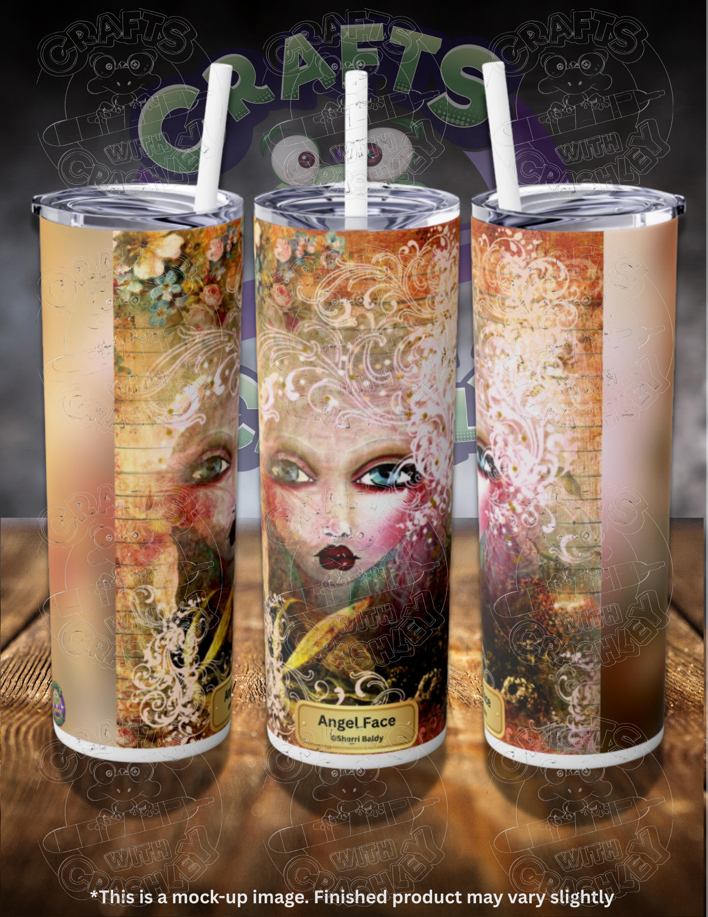 Angel Face by ©Sherri Baldy 20oz Skinny Tumbler