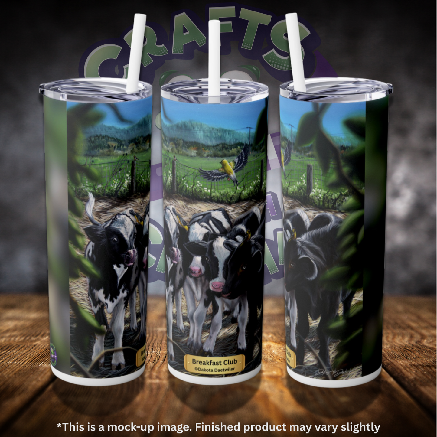 Breakfast Club by ©Dakota Daetwiler 20oz Skinny Tumbler