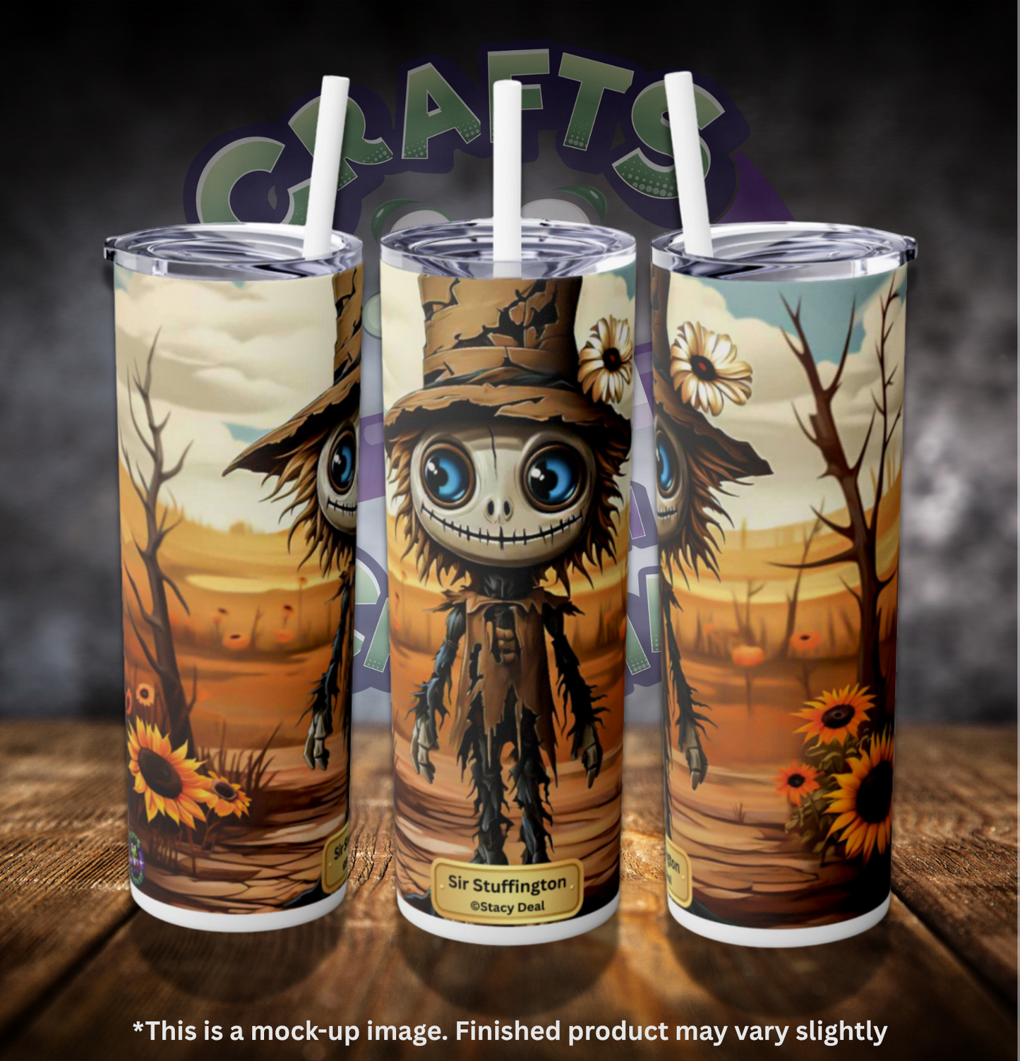 Sir Stuffington by ©Stacy Deal 20oz Skinny Tumbler