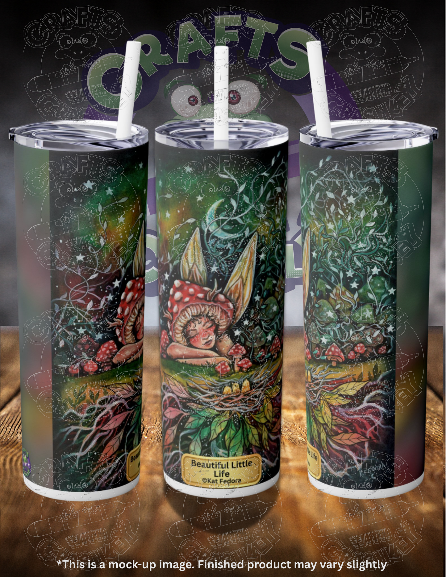 Beautiful Little Life by ©Kat Fedora 20oz Skinny Tumbler