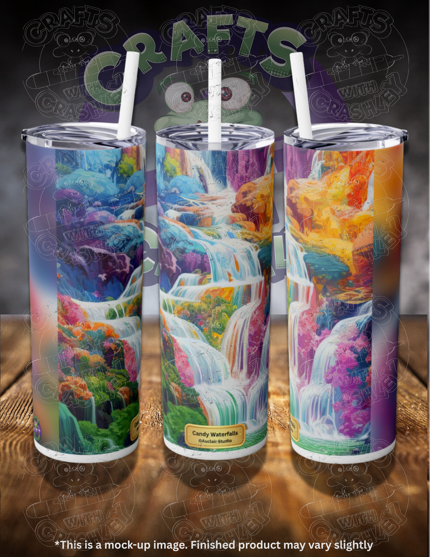 Candy Waterfalls by ©Auclair Studio 20oz Skinny Tumbler