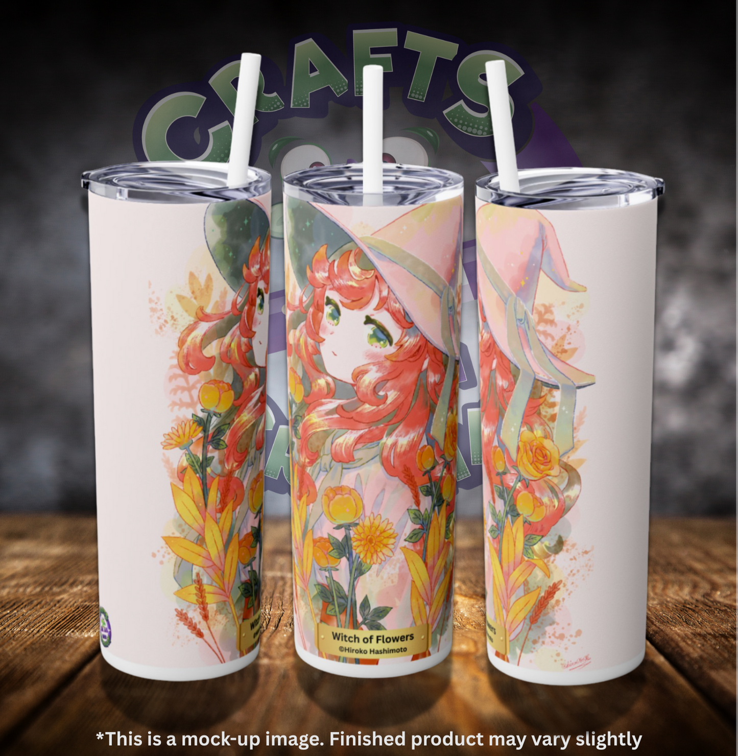 Witch of Flowers by ©Hiroko Hashimoto 20oz Skinny Tumbler