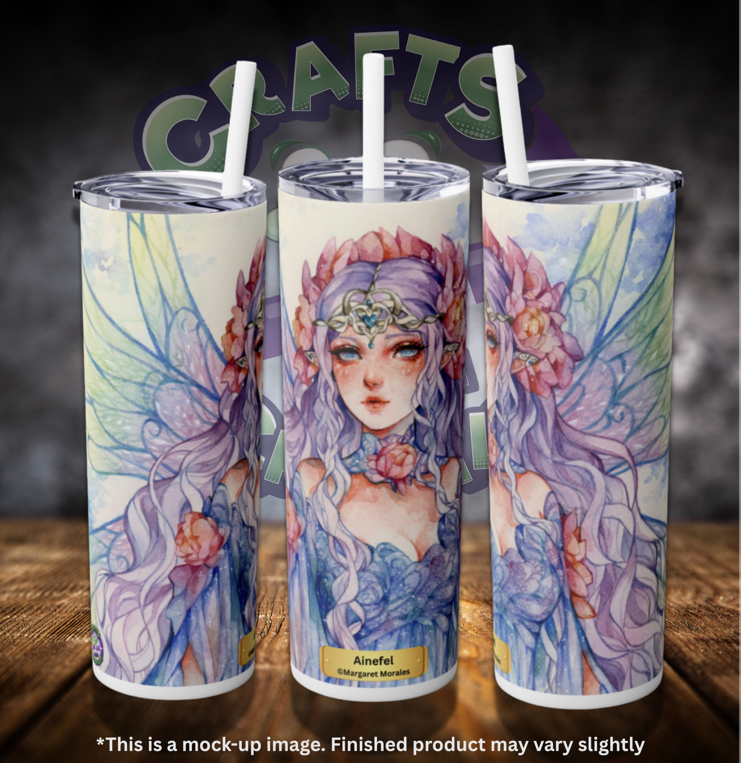 Ainefel by ©Margaret Morales 20oz Skinny Tumbler