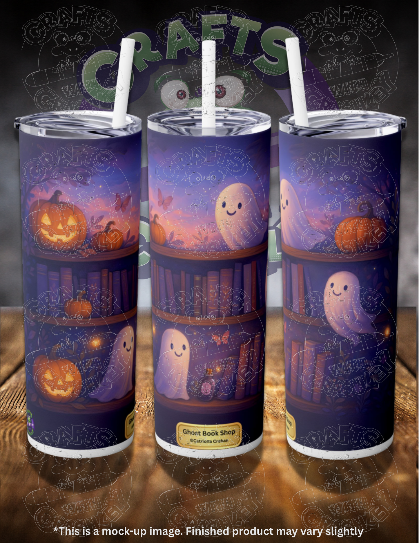 Ghost Book Shop by ©Catriona Crehan 20oz Skinny Tumbler