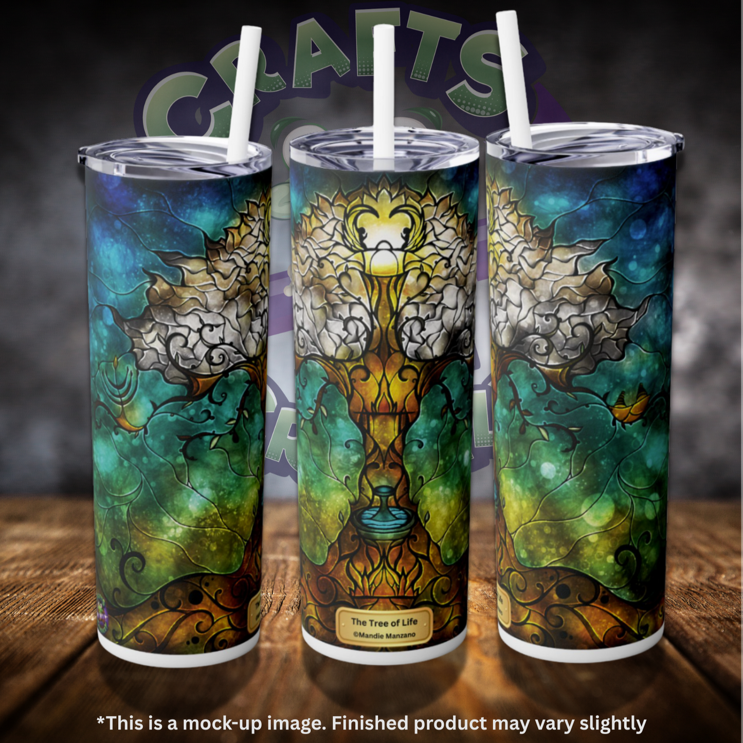 Tree of Life by ©Mandie Manzano 20oz Skinny Tumbler