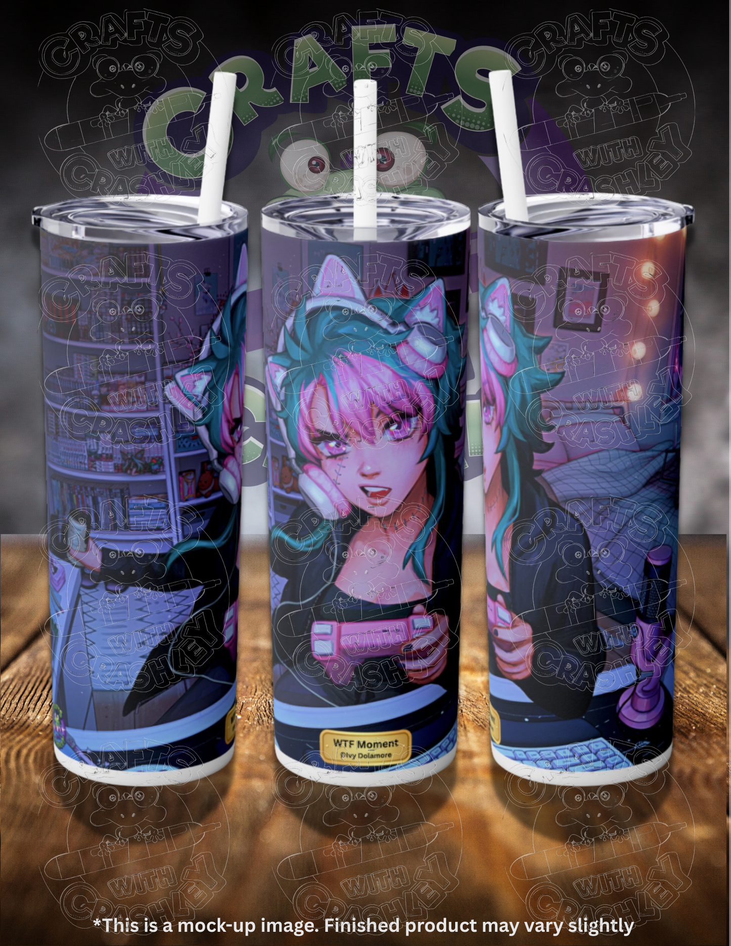 WTF Moment by ©Ivy Dolamore 20oz Skinny Tumbler