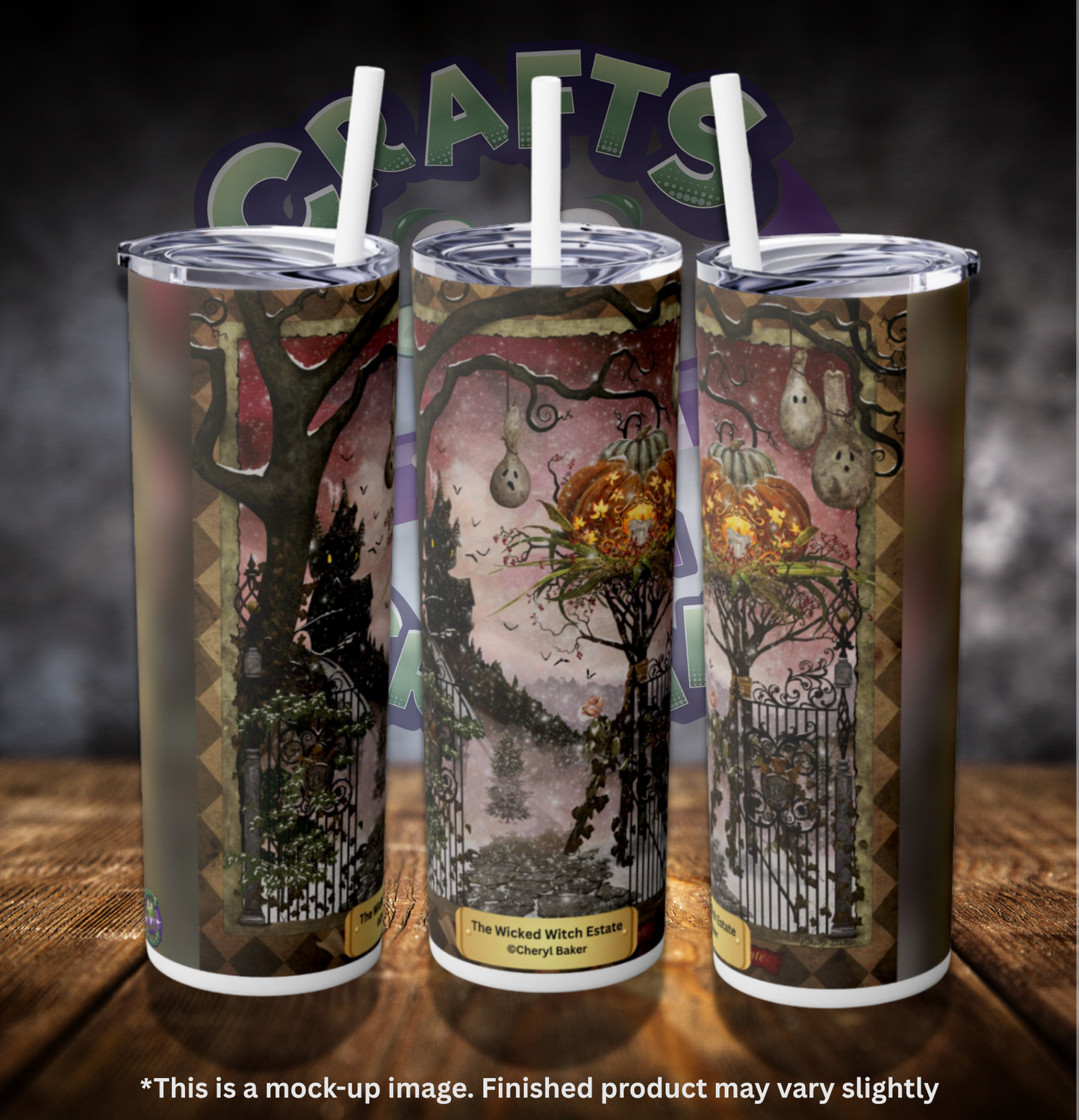 The Wicked Witch Estate by ©Cheryl Baker 20oz Skinny Tumbler