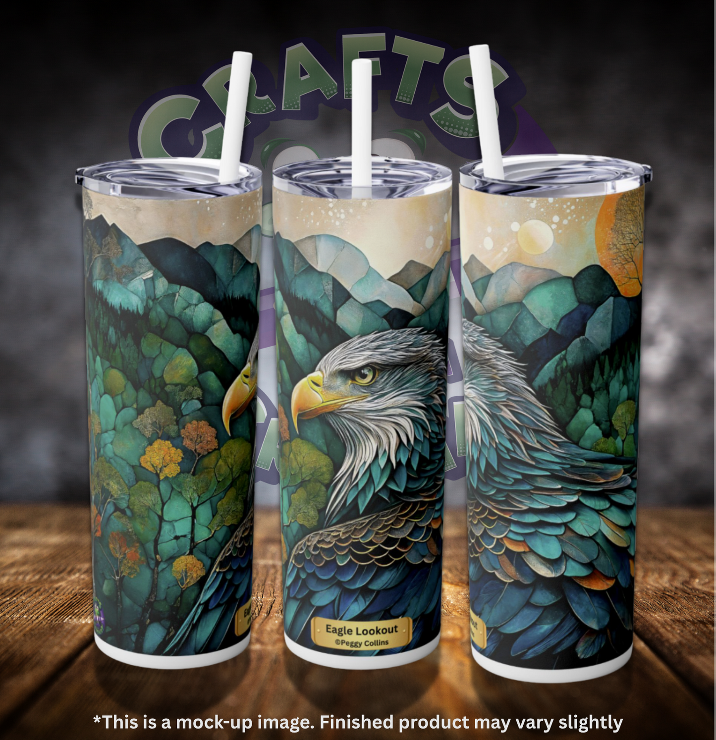 Eagle Lookout By ©Peggy Collins 20oz Skinny Tumbler